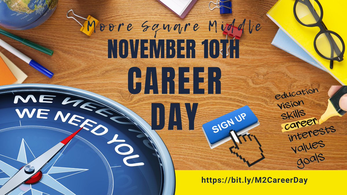 ThesquareM2's tweet photo. Career Day is back and we need you! Join us on November 10th for our Business Expo or Mock Interview sessions. Visit https://t.co/WkMl6GGtiG for more information! https://t.co/9NZZfG7SnN