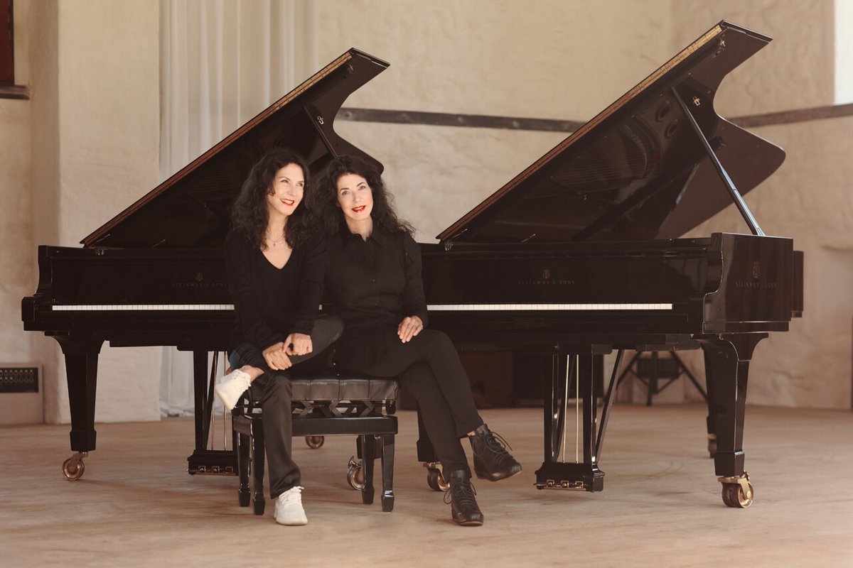 @KMLabeque, the Labeque sisters, will be speaking to Katie ahead of their appearance this Friday at the @bbcproms. We'll also be hearing live music from @MaryCBevan and an interview with members of the National Scout and Guide Orchestra (@nsgso_nsgcb) Photo by Umberto Nicoletti.