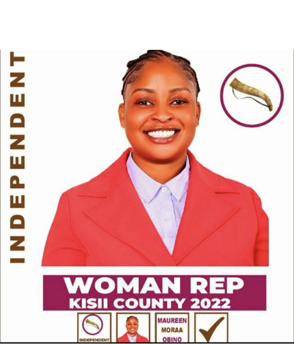 EmmilyMouti's tweet photo. Our people in Kisii county, let us finish this race strong by electing @KemmyMoraaObino as the next Kisii Women Rep. Share! Share! Thank you. https://t.co/mZ8DuRYADM