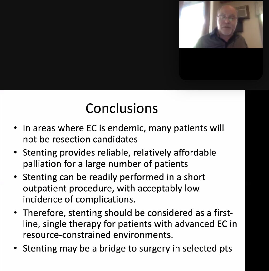 Excellent @cosecsa session with Prof Russell White @TenwekHospital #esophagealcancer 📝dramatic geographic variation in incidence 📝 Malawi #1 📝USA vs Tenwek:younger patients in Tenwek 📝Lugols Iodine:nonstaining of dysplastic lesion (nl cell stains) #globalhealth #GITwitter