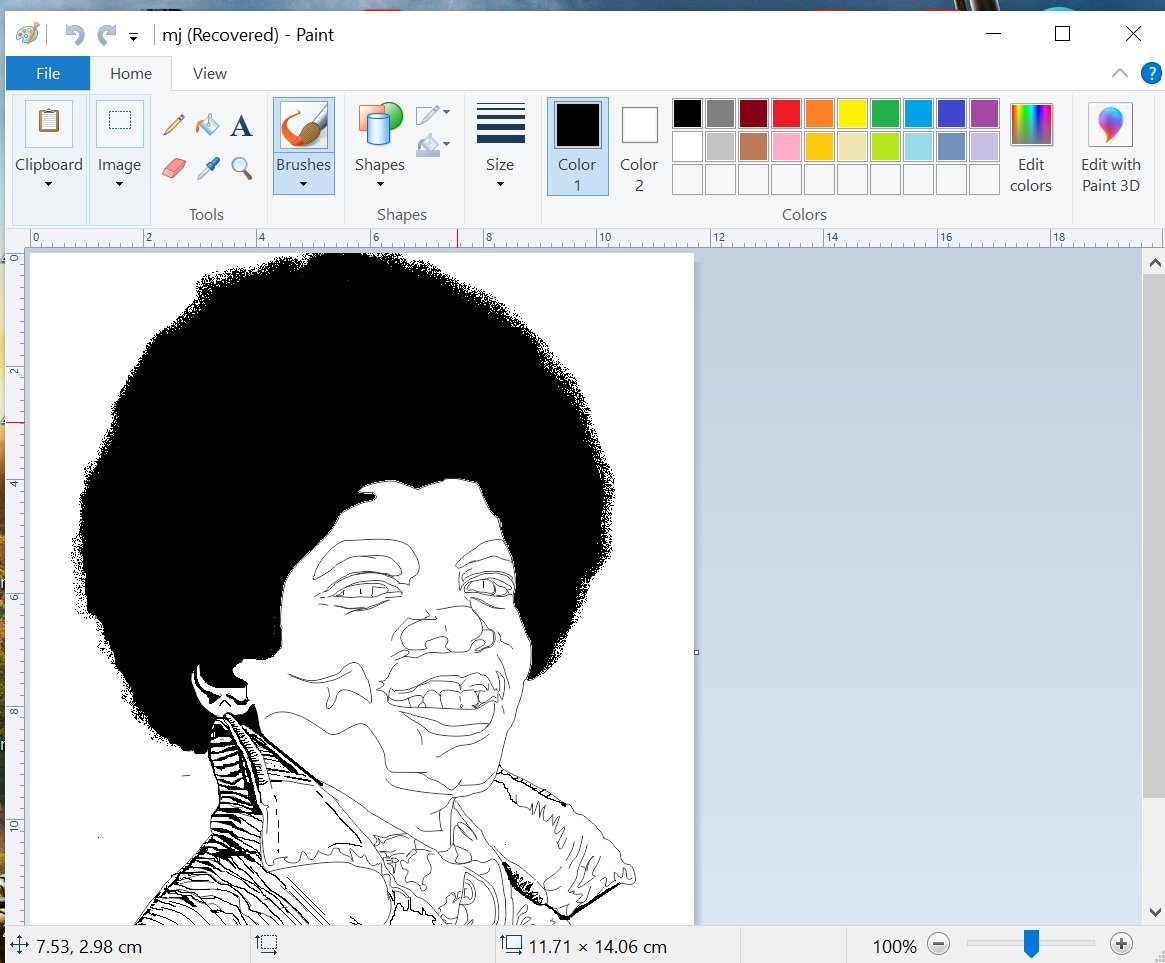 Topebravolic's tweet photo. @ChristianYoungA For the Love of Ms Paint🎨
Homage to MJ😍 https://t.co/p5brZfdx2f