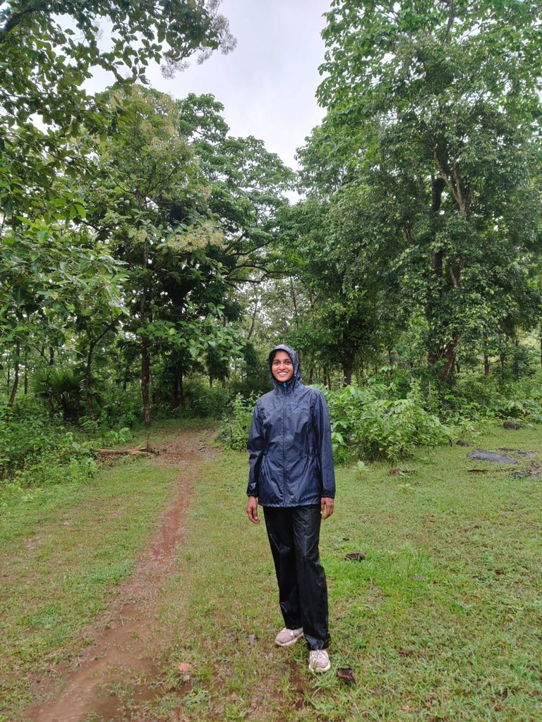 Monsoon field visit costume 😁 #easternghats @AP_Forest #ifsdiaries @LadyIFSOfficers