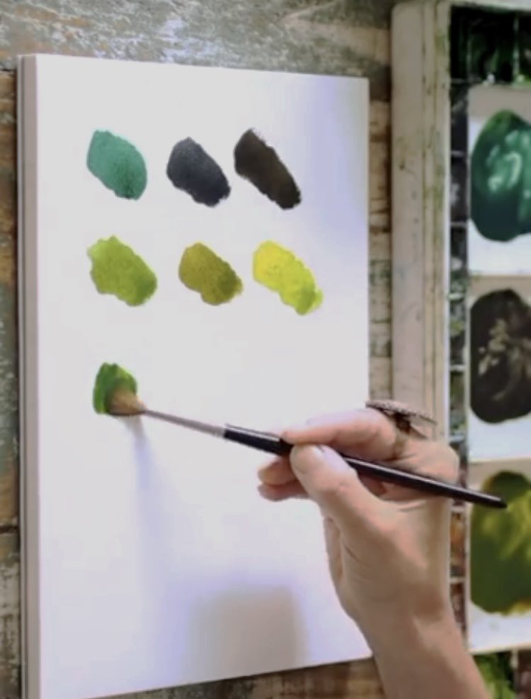 CrystalBeshara's tweet photo. Painting in the heart of summer requires sophisticated and realistic greens! Check out this short tutorial on mixing better greens. 
https://t.co/MSJECEtNIj

#ArtistTips #Pleinairepainting #canadianartist #ArtTutorial #Greens https://t.co/Tgir6eZgbc