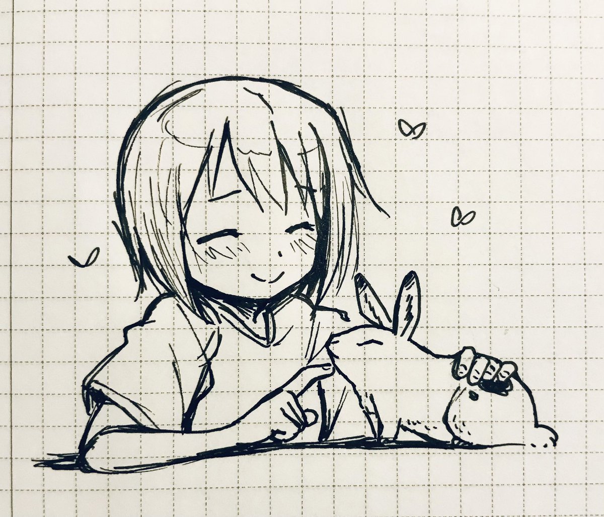 It was bunny day~ Sayaka with bun~ 