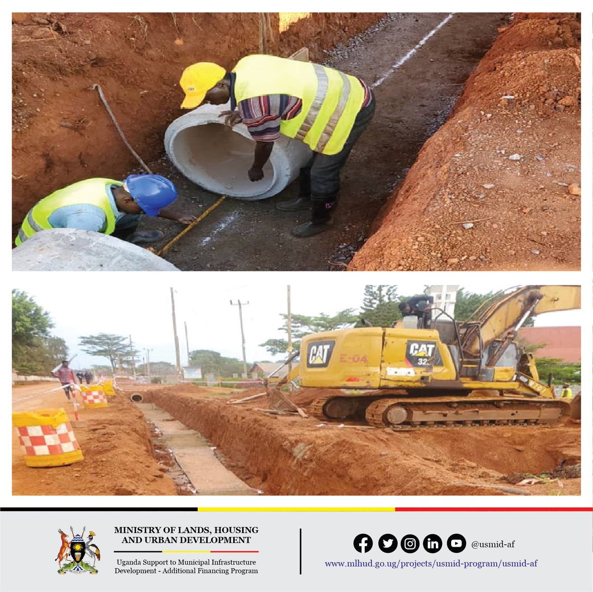 Ucmid's tweet photo. Entebbe Municipality is getting a revamp, with over 6 roads being rehabilitated and beautified. The works have commenced and estimated to be complete by the end of the year.
#USMIDAF #Uganda https://t.co/W4Ma4SHjBG