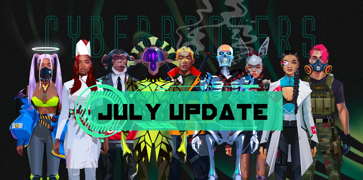 CyberBrokers_'s tweet photo. We get it - the CyberBrokers universe moves really fast. Moving forward, we’ll help you out by sharing monthly updates on what our team has accomplished and the exciting things we are working on behind the scenes: 
https://t.co/U7jEL5A73r https://t.co/LmoOBaWAz9