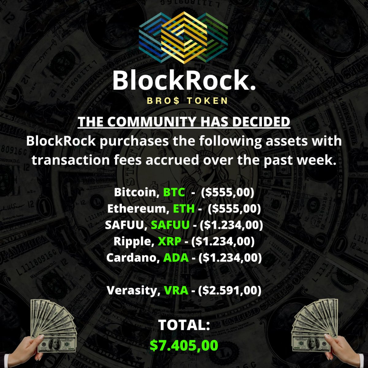 MrBolle1's tweet photo. @verasitytech @iab The #BlockRock #cryptocommunity  decide to invest in #Verasity. We trust you! In the future, we will buy more. https://t.co/s0nZPVIlGZ