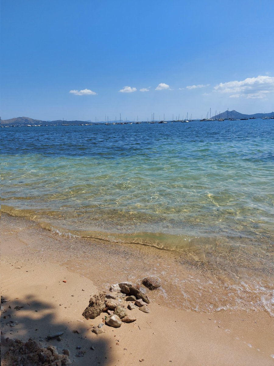 FionaRMcLeod's tweet photo. Todays office....#itsahardlife #VivaEspaña #portdepollensa https://t.co/myjNIicOSY