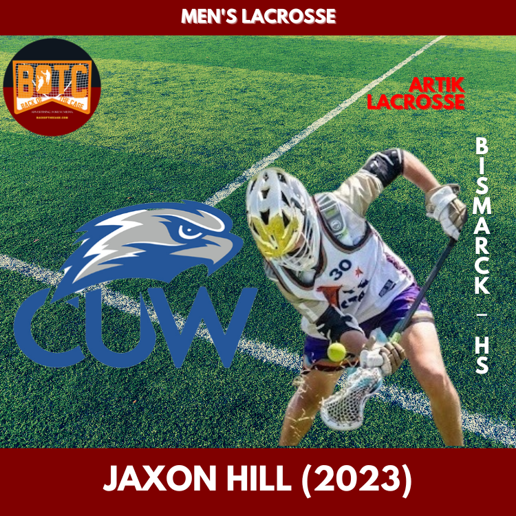 BackOfTheCage's tweet photo. .@CBLaxers Boys' Recruit: Jaxon Hill of @ArtikLacrosse + Bismarck HS | ND 2023 | Faceoff Commits to @CUWisconsin, Men's D3 @CUWMLax #Lacrosse #D3 #WeSoarTogether - https://t.co/GVOxyRtKT9 https://t.co/wWaw7DEo8G