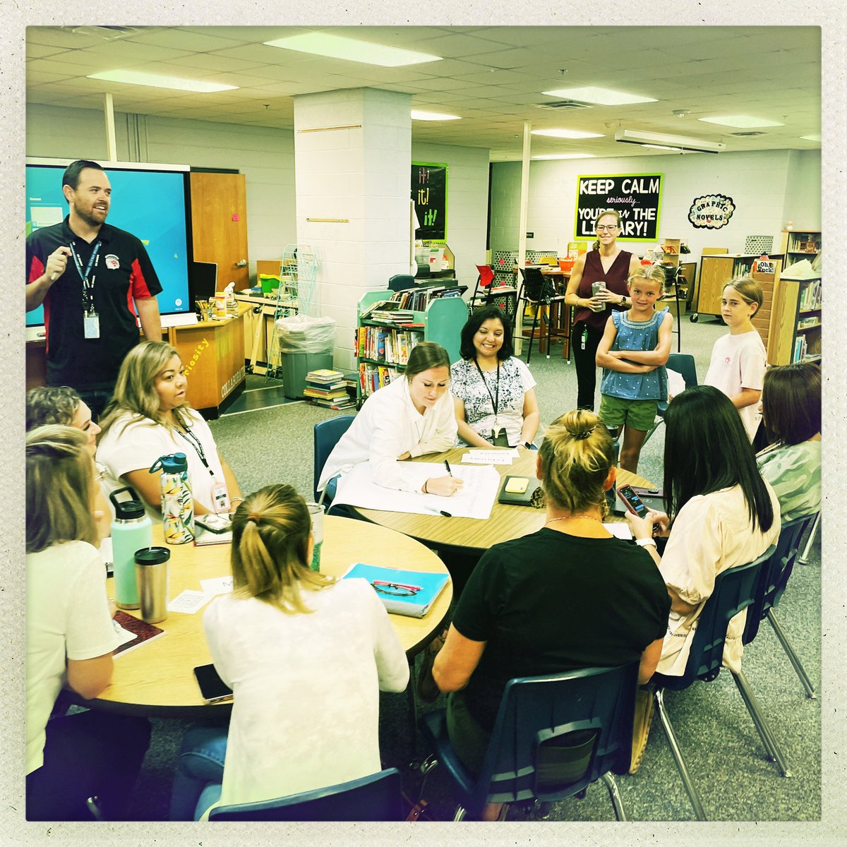 CuringtonElem's tweet photo. @CuringtonElem our #students are helping us learn how they learn! Great #PDSession straight from our #future. @BoerneISD #CESBetterTogether #TheFutureofTexasisInOurRoom #CuringtonPTO https://t.co/q5E1ujdVVO