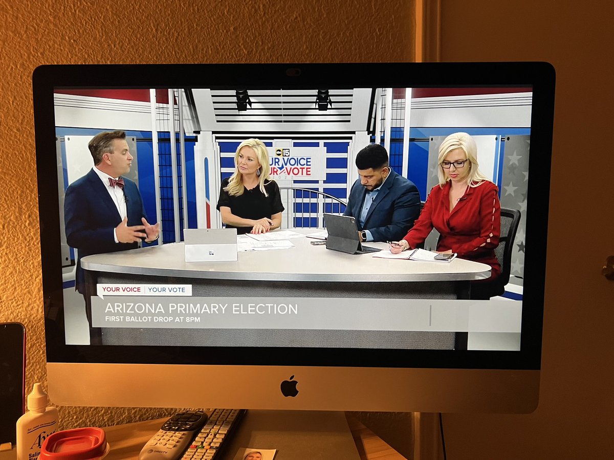 MeghanCox's tweet photo. Thank you @abc15 @fayfredricks and @Garrett_Archer for having myself and @TomasRobles14 on to discuss AZ’s primary election results last night. https://t.co/g03vcLnfrg