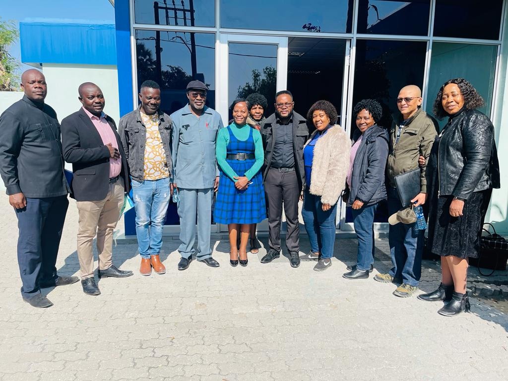 eff_namibia's tweet photo. Our DP Iipumbu Kalimbo form part of the Parliament Technical Committee on Human Resources and Development. This committee is doing oversight in Oshakati, Rundu and Katima Mulilo.
#VoteNEFF
#VoteRodger4Swakop
#FreeAMUSHEandDEE https://t.co/SNOdPAgAuO