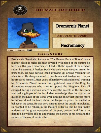 RagnarrNFT's tweet photo. @MallardOrder
Ragnarlothbrok#1477
 #MallardOrder #MallardBackstory #CNFT #Cardano https://t.co/tqC4IBQQrQ