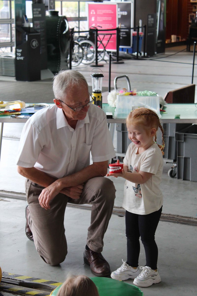 We're having great fun and learning lots in today's free science shows with Technology Tom.

There will be more shows tomorrow, Thursday 4 August, as part of our Summer Spectacular. Find out more: locomotion.org.uk/whats-on/summe…