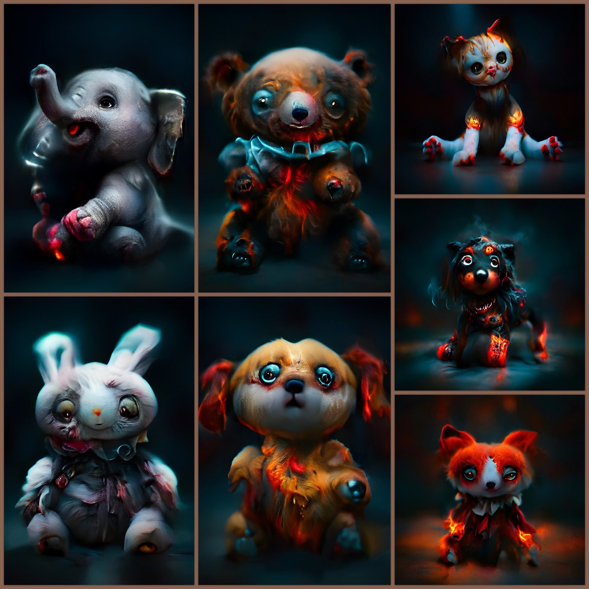 lilkooky32's tweet photo. Ayooo! If you’re a fan of Tezos and creepy-cute stuffs you’ll probably dig my collection. 

LilKookys Spooky Companions - live on objkt 🦊❤️‍🔥✨

Link below ⤵️ https://t.co/CQGhs2kZOv