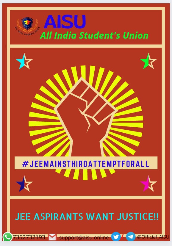 pkkj2606's tweet photo. Is this the justice JEE Mains 2022 aspirants deserve ?
@DG_NTA
@narendramodi
@PMOIndia
@dpradhanbj
#JEEMainsThirdAttemptForAll https://t.co/8hrxTjDCnv