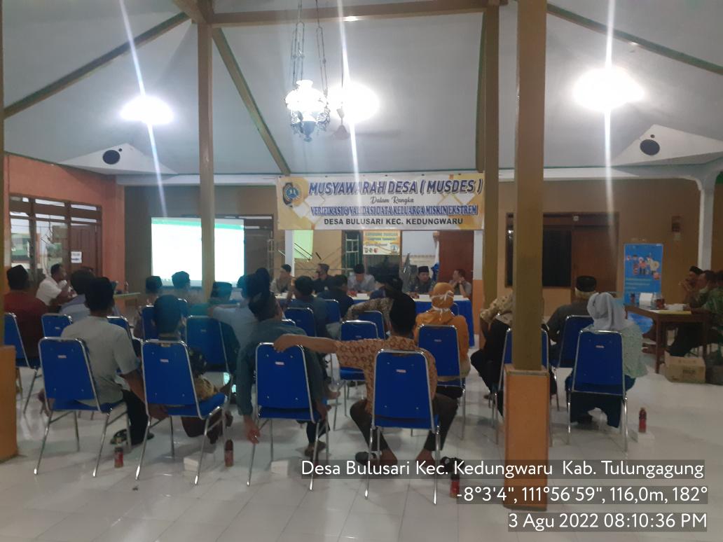 komari350403's tweet photo. Musdes Verifikasi &amp; Validasi Data Keluarga Miskin Ekstrim Ds. Bulusari Kedungwaru-Tulungagung
#tppiJatim
#tppitulungagung
@jokowi
@halimiskandarnu
@malik_haramain
@EkoHeruNat
@Ari_Asharie
@Brigade01Arwan1
@fadiqwae1
@rofiq_jazuli
@GumintoST
@AminudinFahruda 
@nurnaQu 
@TBerdesa https://t.co/s4GacQnIj7