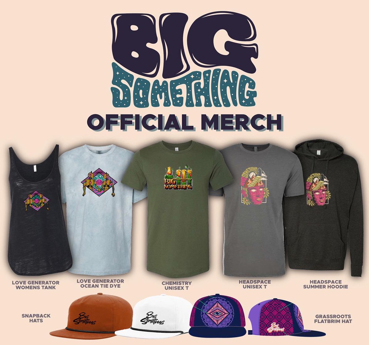 thebigwhatfest's tweet photo. Big What Merch is here! LE foil posters, apparel and pins by Chris Gipp plus Big Something “Chemistry” shirts and pins by Bollysbodega 😎🧪💨Only available while supplies last this weekend at The Big What? Merch tent. 🙌 https://t.co/x4bVwmrAOD