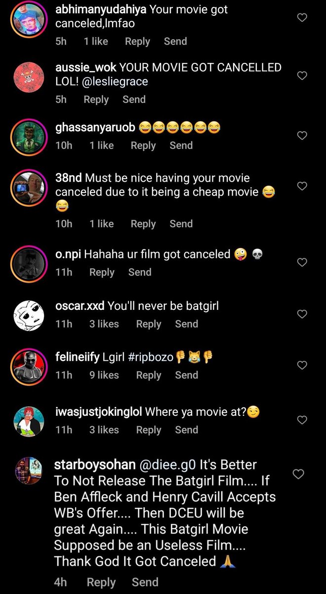 BatgirlFilm's tweet photo. NO ONE DESERVES THIS KIND OF TREATMENT.

BE BETTER. #Batgirl https://t.co/n60J7Loy1C