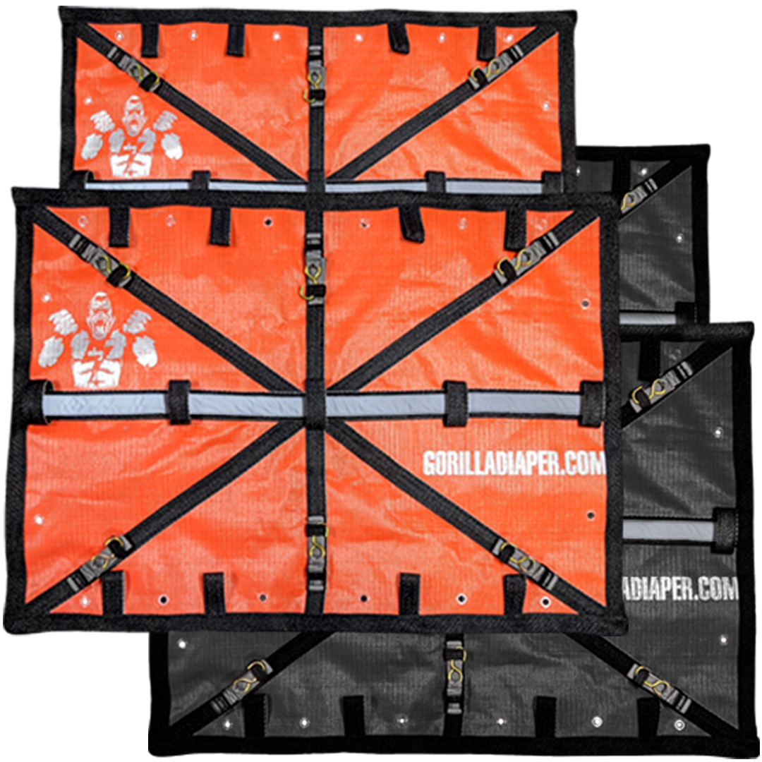 ABGbag's tweet photo. NEW Safety Orange Gorilla Diapers Available Now! - https://t.co/nijINMFEnS https://t.co/NL3GtjayLK