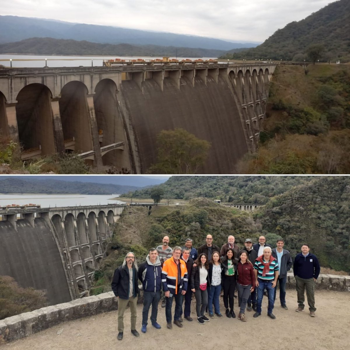 ArgCuencas's tweet photo. Continúa la Cooperación Argentino - Brasilera en recursos hídricos, junto a las provincias de #SantiagoDelEstero y #Tucumán, #ORSEP, #SINAME, recorriendo el Instituto de Hidrobiología, Presas de Río Hondo y Escaba y RMA11 Termas de Río Hondo. https://t.co/V9bv2ZyasR