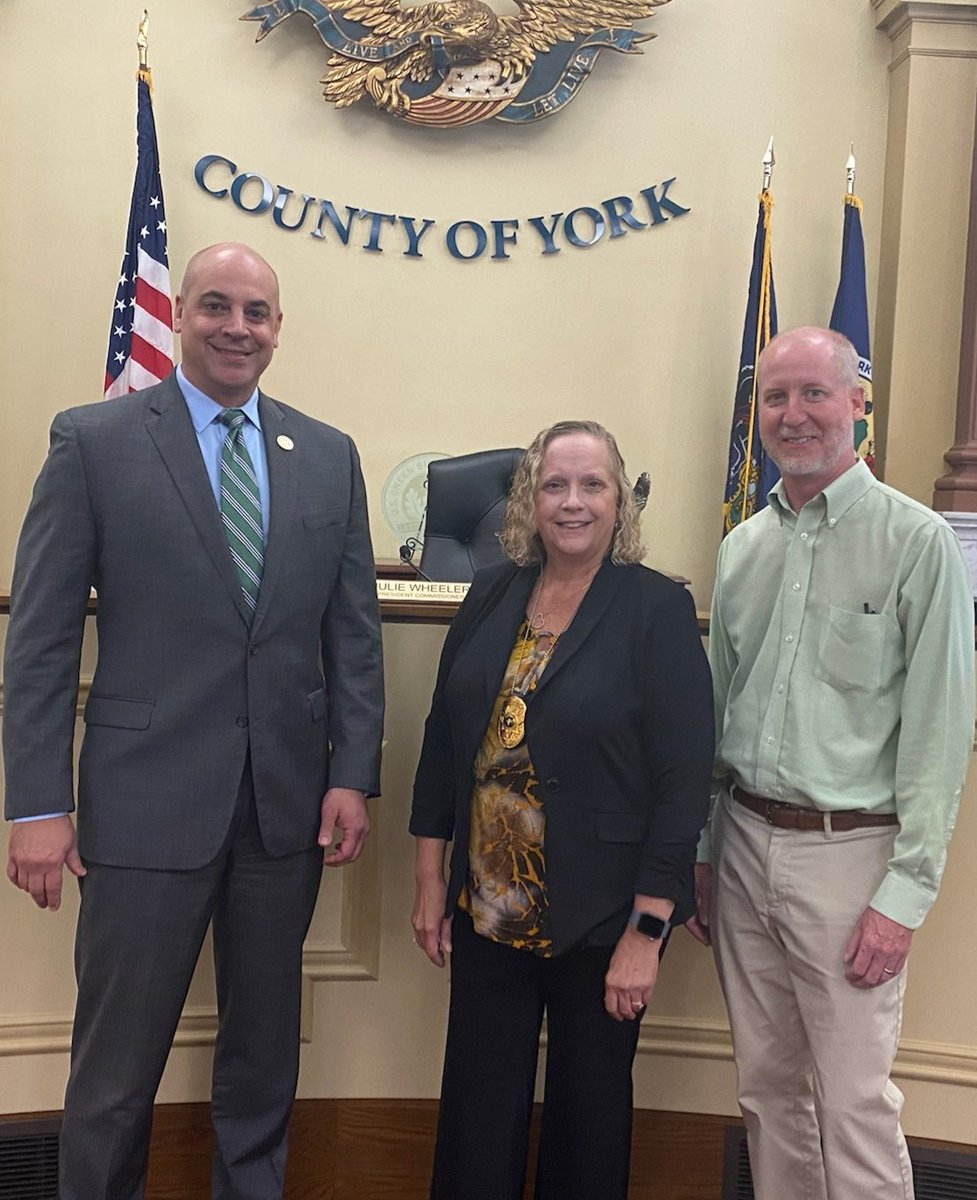 Humbled to be honored this morning at the <a href="/yorkcountypa/">York County PA</a> Commissioner's meeting along with <a href="/YCoCoroner/">York County Coroner</a> Pam Gay and Dr. Matt Howie for our small roles in the fight to save lives from the vile disease of opioid addiction.  <a href="/OpioidCollab/">York Opioid Collab.</a>