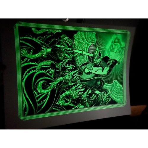 "Michael Slaying Dragon" print up now!- mailchi.mp/004cfc4292a4/m…