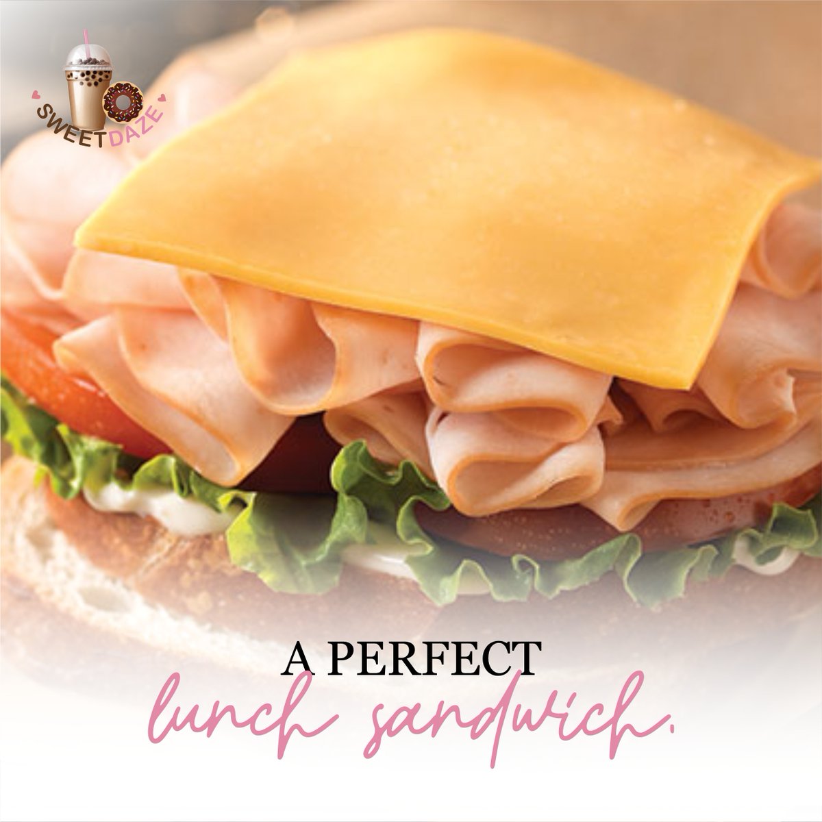 Sweetdazedonuts's tweet photo. A sliced turkey is combined with American cheese on stone ground wheat bread making the perfect sandwich for lunch.
-----
🌐 https://t.co/1oyrE0ZKq2
.
#sweetdaze #sweetdazedonutandboba #croissants #donut #donutsandwich #maplebacon #sausage #eggcheese #donutlove #ilovedonuts https://t.co/tEPmm7LbNe