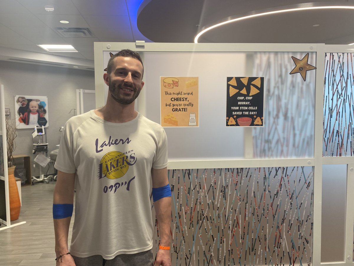 Today's #GOLHero is Jacob. This internal medicine doctor saved the life of a young boy battling leukemia by donating his stem cells! Thank you for selflessly giving the #GiftOfLife, Jacob 🧡 😇 

#StemCellDonor
#LifeSavingDonor