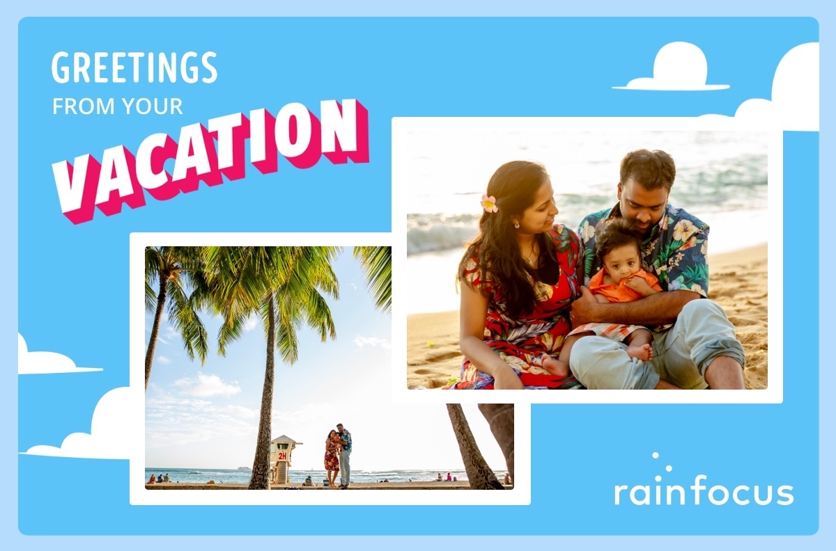 RainFocus's tweet photo. Our RainFocus Take A Trip program invites employees to take time to rest and refresh in locations around the world. Hanisha Ravuri, senior QA engineer, chose a family vacation to Hawaii! #TeamRainFocus https://t.co/9MIPeqZwKa