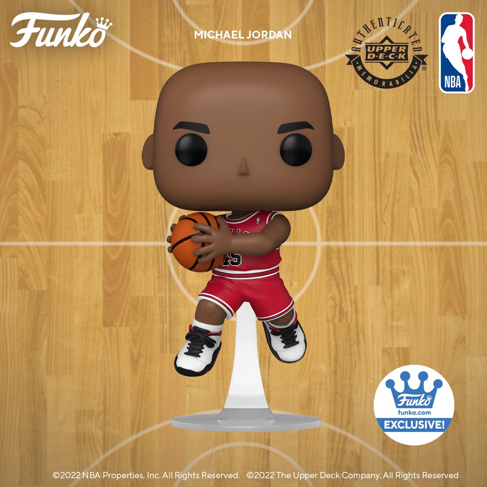  Funko Pop! NBA: Bulls - 10 Michael Jordan (Red Jersey