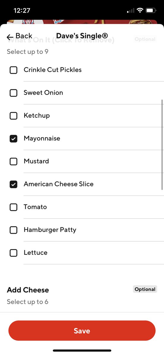 abby_hope01's tweet photo. Hey @Wendys and @DoorDash why on earth would you have the option to select a hamburger patty for a burger??like this is ridiculous. If someone misses that then they don’t get a burger patty 🙄🙄 https://t.co/2BA0q2JJDY
