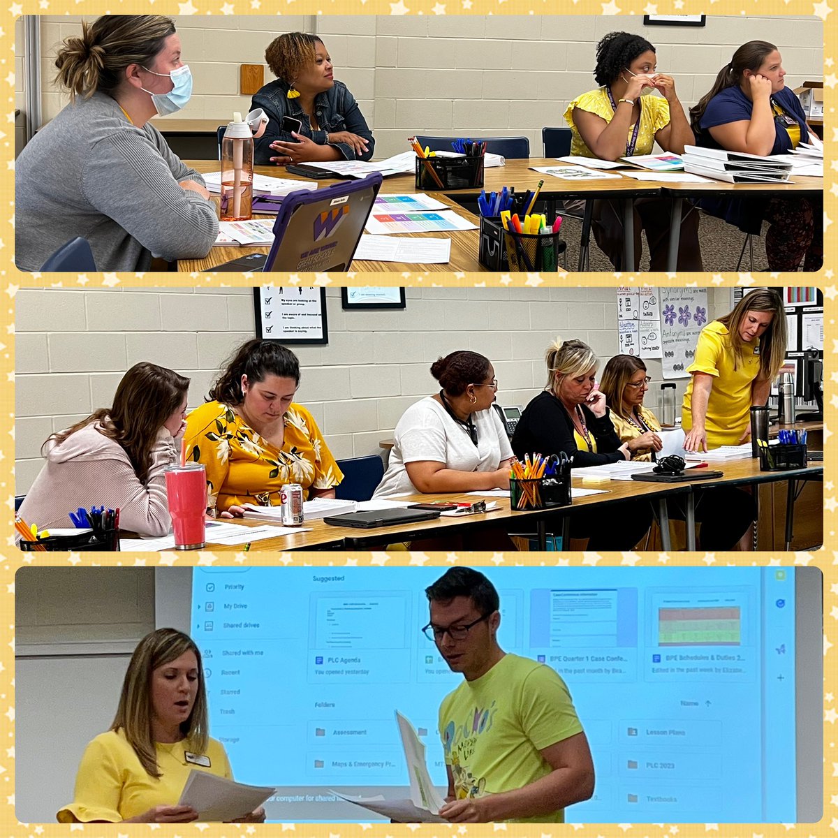 BPEKnights's tweet photo. Knights are shining brightly in YELLOW today! ๐๐ผ๐ก๐คฉ๐ Tomorrow is GREEN Day! Be sure to dress in Green tomorrow to help our Kindergartners learn their colors! #BPEPride ๐ https://t.co/fGYbAPyCUz