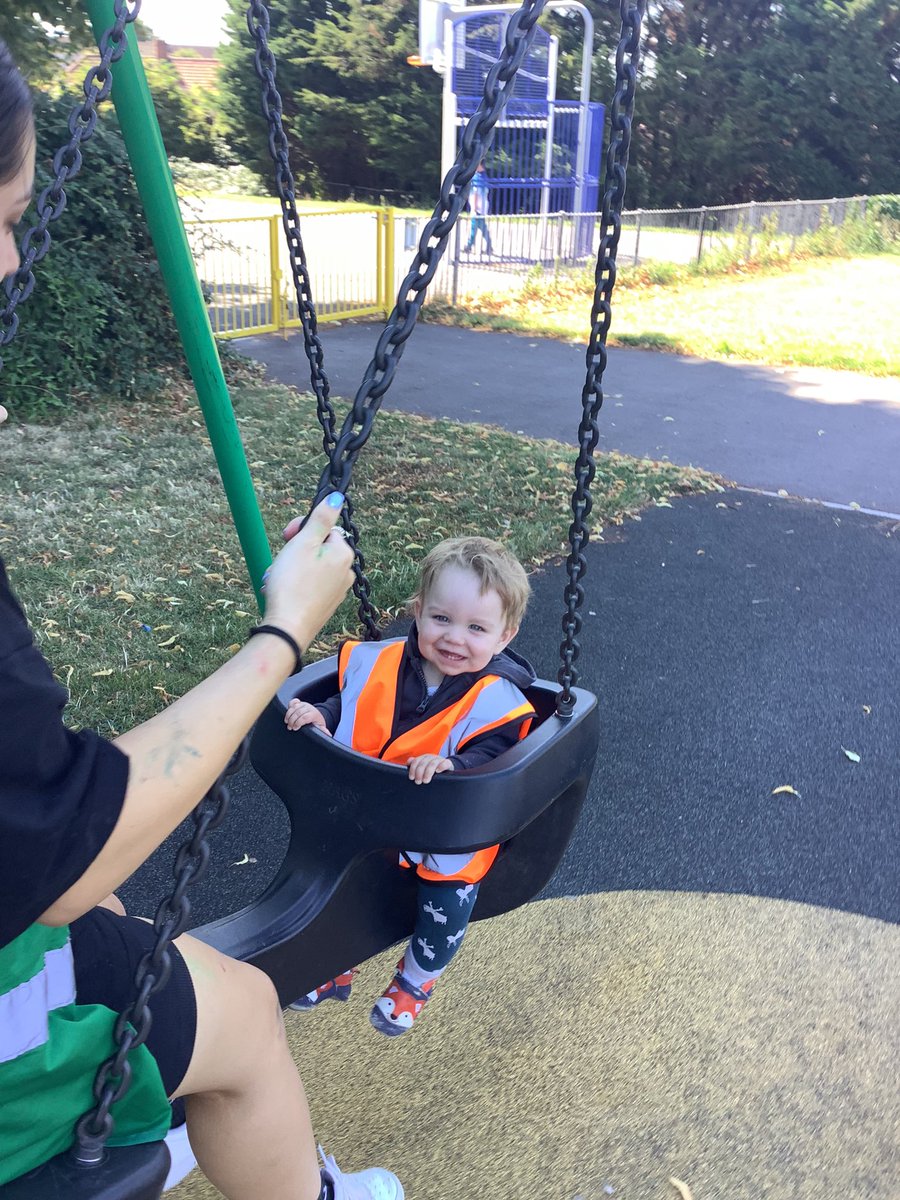shiresnap's tweet photo. They really enjoyed exploring the different play equipment, especially swinging on the swings! 😊 https://t.co/yhvZixVUxz