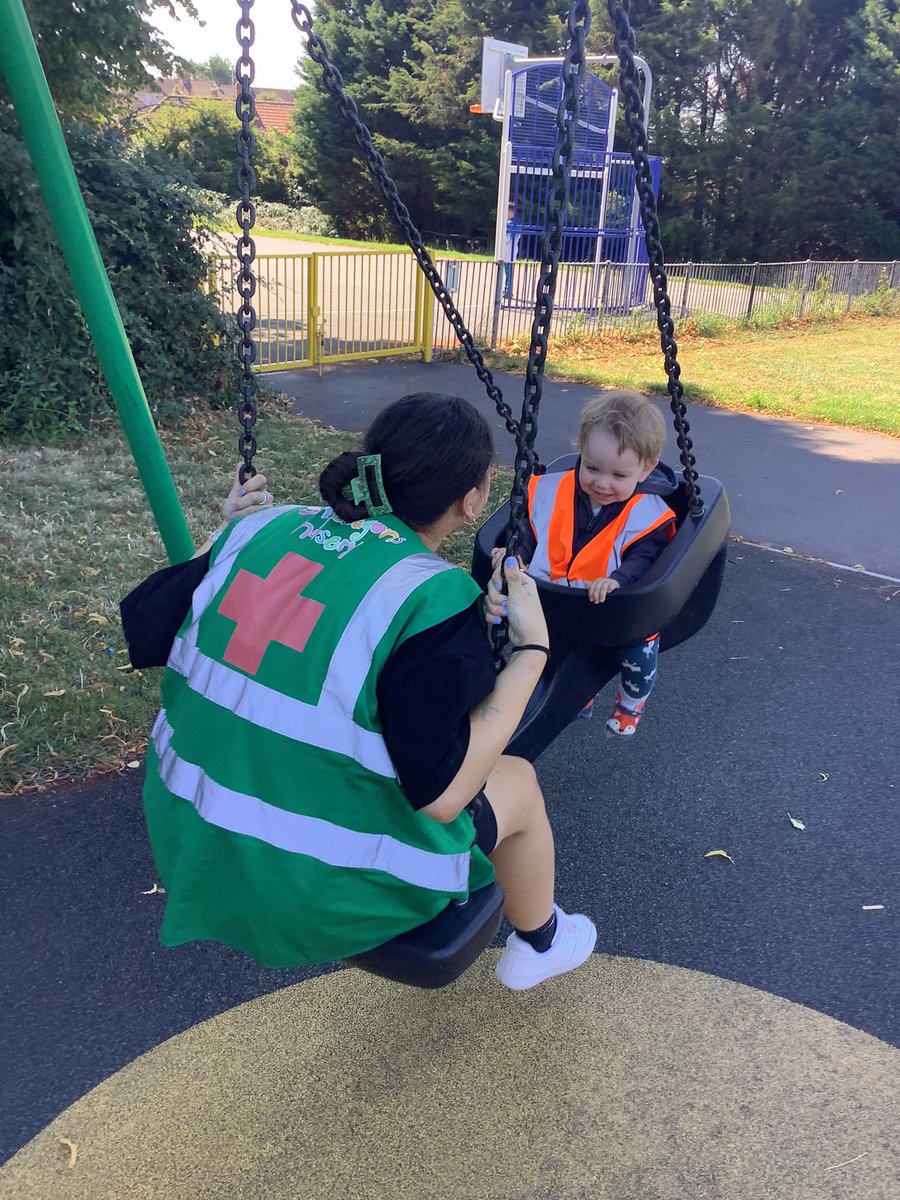 shiresnap's tweet photo. They really enjoyed exploring the different play equipment, especially swinging on the swings! 😊 https://t.co/yhvZixVUxz