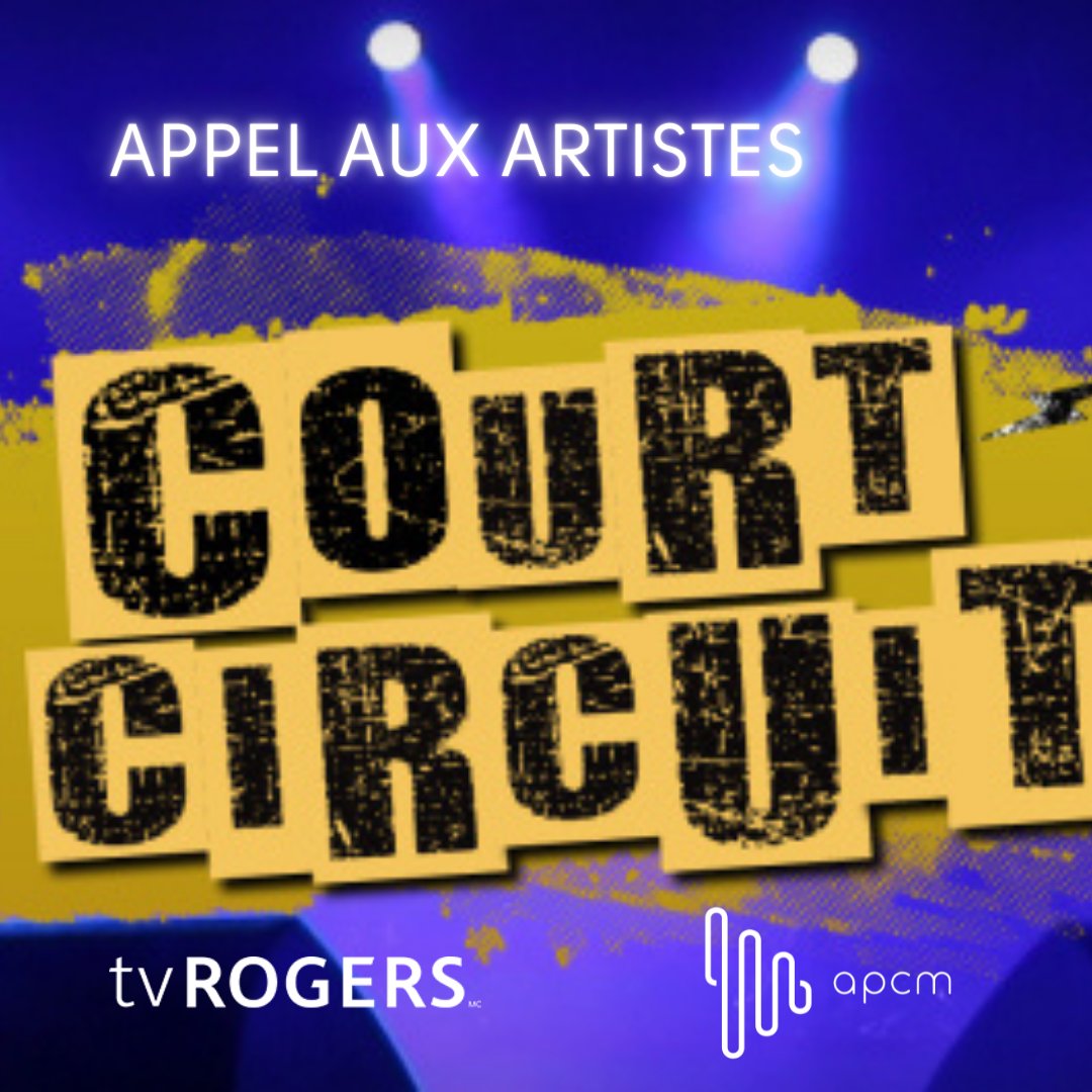 APCMmusique's tweet photo. 🎸@tvROttawa recherche six (6) auteur.e.s-compositeurs.trices-interprètes ou groupes émergent.e.s résidant dans la région d'Ottawa pour la prochaine saison de sa série culturelle Court-Circuit📺
Appliquez dès maintenant!! : https://t.co/5DZYTOeqE5 https://t.co/o7VWDbGPPk