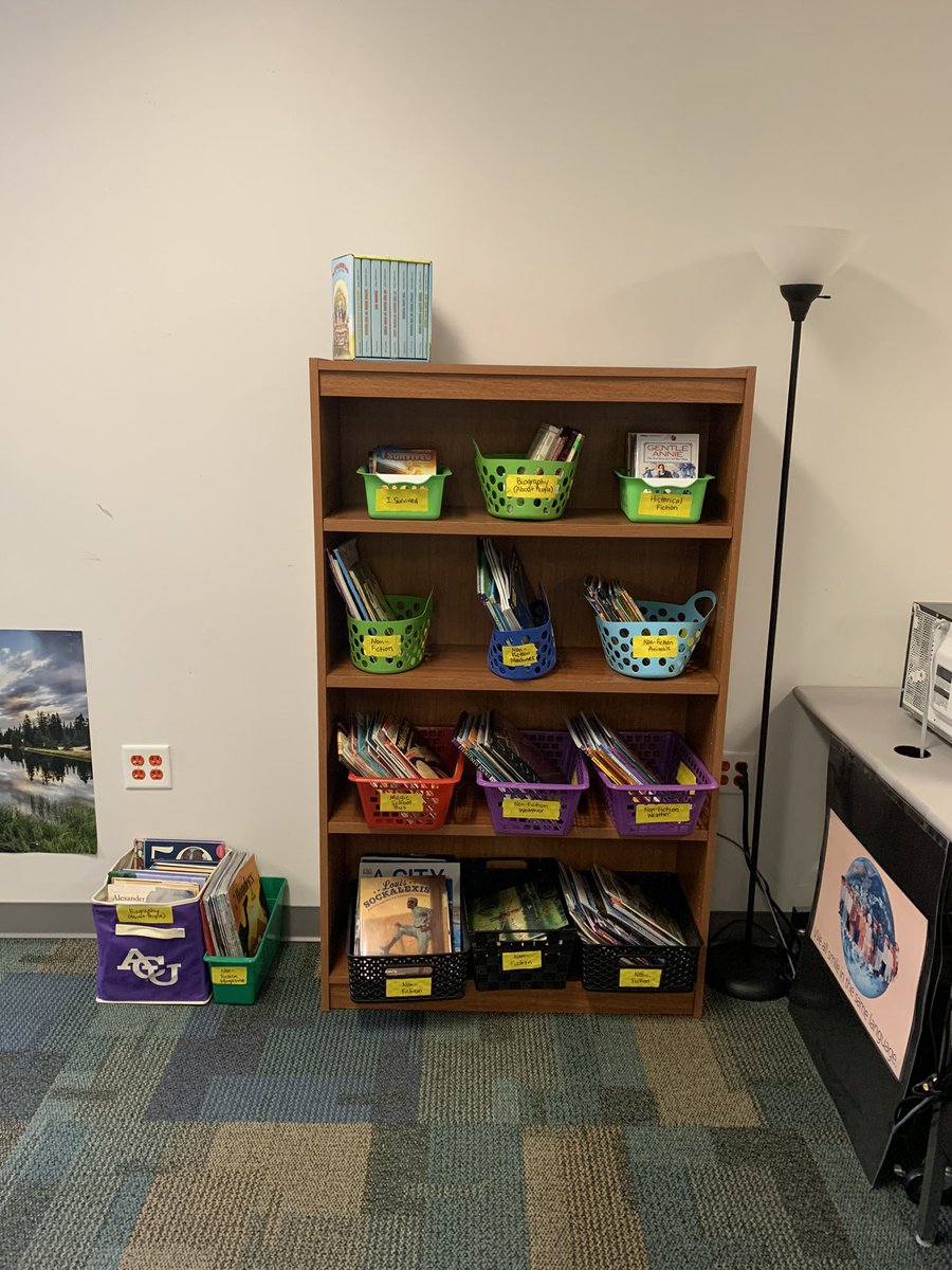 I’m ready for a classroom full of readers!! #readingforpleasure <a href="/LAV4thGrade/">LAV4thGrade</a> <a href="/LaVillitaElem/">La Villita Elementary School</a> <a href="/CFBISD/">Carrollton-Farmers Branch ISD</a>