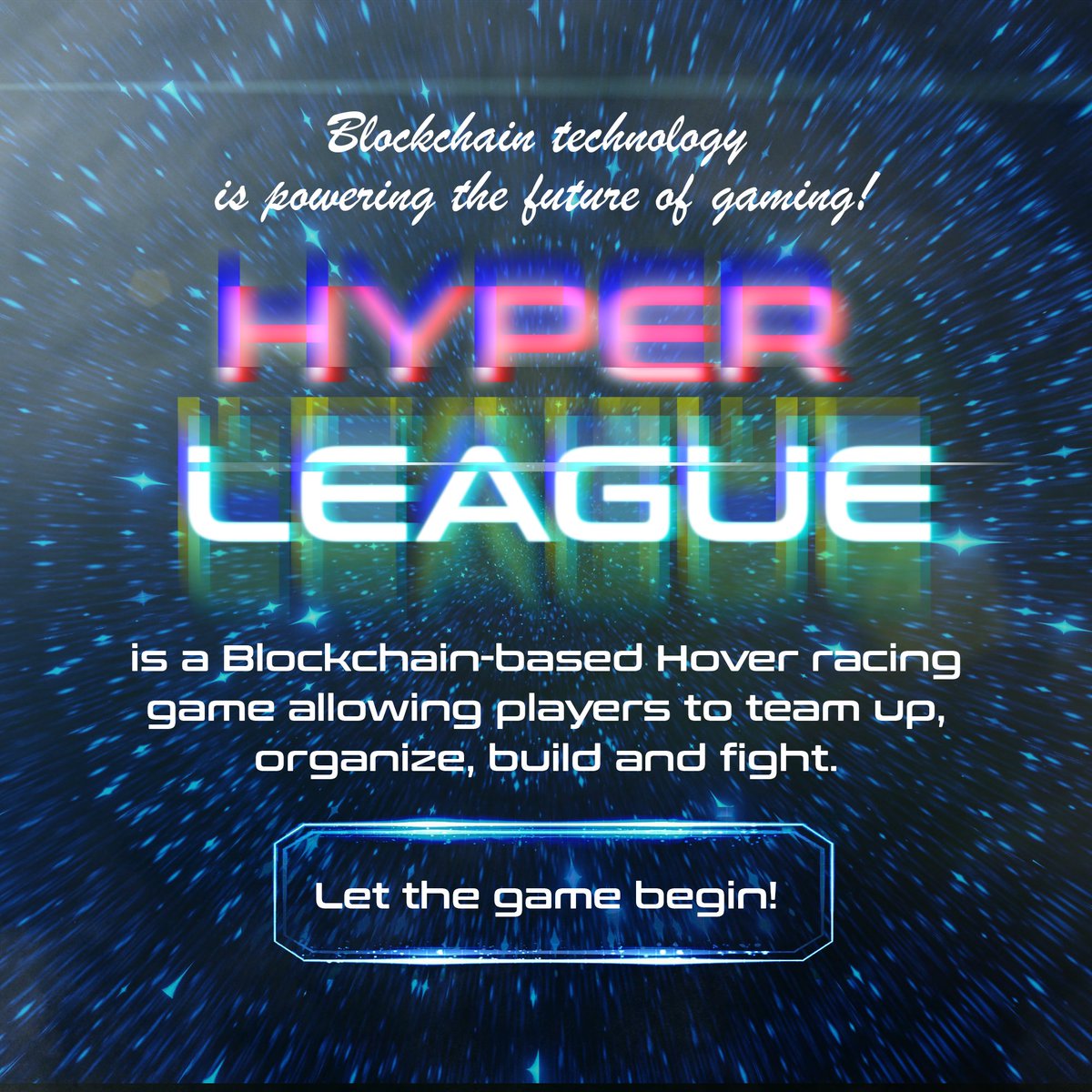 hyperrverse's tweet photo. Blockchain technology is powering the future of gaming!

Hyper League is a Blockchain-based Hover racing game allowing players to team up, organize, build and fight.

Let the game begin!

#hyperleague #playtoearn #metaverse #hoverrace #BlockchainGaming #nftvehicle #blockchainapp https://t.co/fopNKK0UN8
