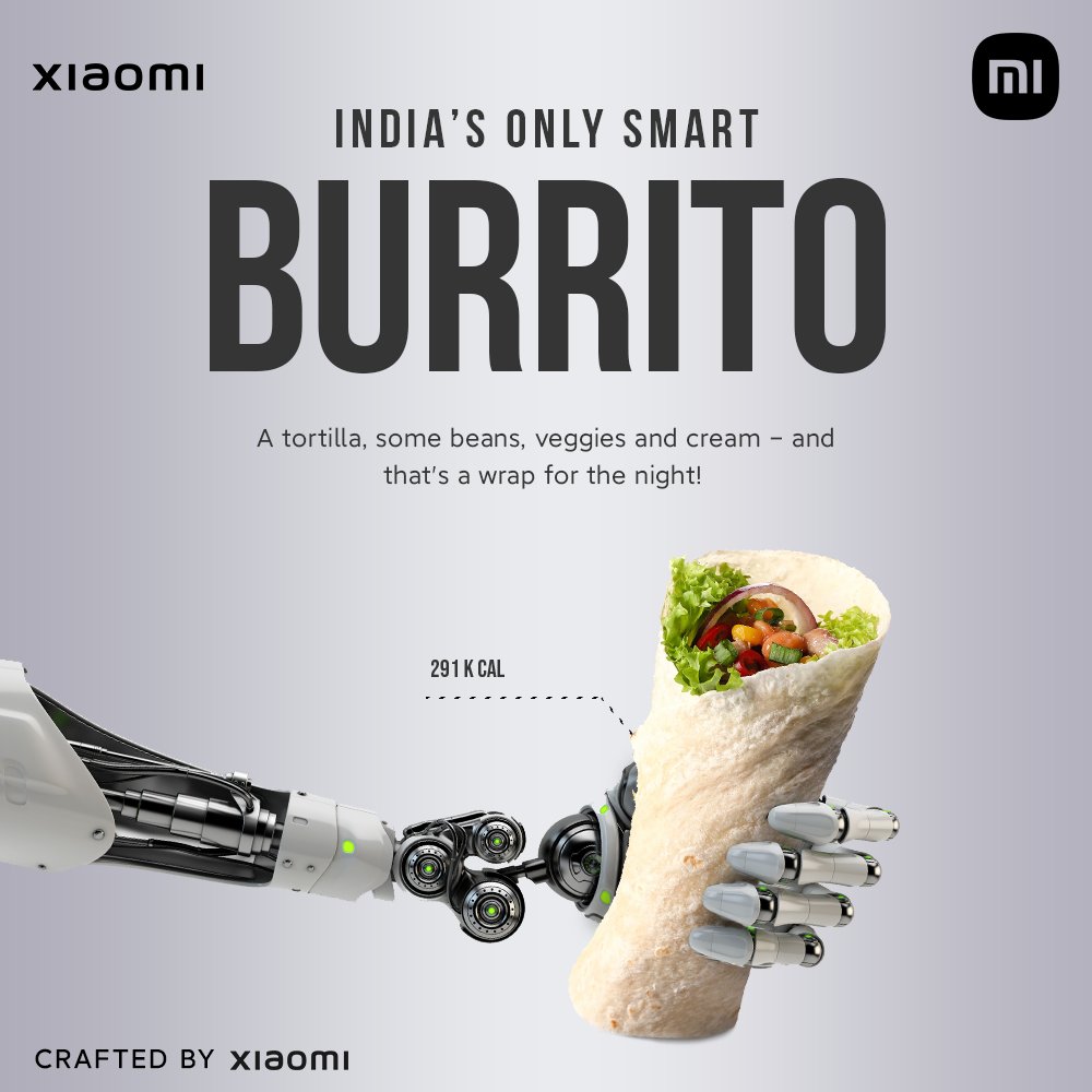 Xiaomi India on Twitter "It's dinner time! 🪡 It's a wrap with India's