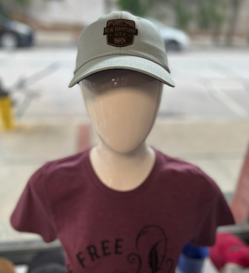 BeezeTees's tweet photo. We have patch hats! Check out our amazing selection of New Hampshire hats. We just did a bunch with these awesome patches. 

We can also do custom patches. Whether you are looking for leather, embroidered, acrylic, metallic or something else, we can do it! https://t.co/zEmZ2Lh2dk