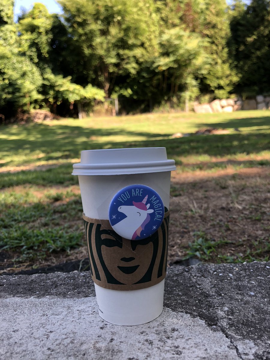 LuigiLon's tweet photo. @Starbucks The employee working the drive through near my house is amazing. He remembered that my daughter loves unicorns and saved this sticker for her.
She was not with me this time but she will be thrilled to receive it.
Thank you Ed! https://t.co/h59wLsP2lm