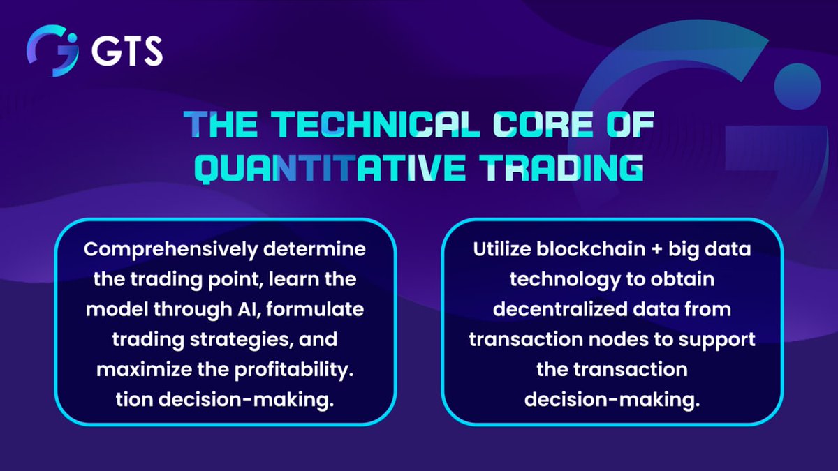 GTS_AI_Trading's tweet photo. #GTS - The Technical Core of Quantitative Trading
Here we cover the Technical core of Quantitative Trading on the #GTS platform.
#DeFi #Cryptocurrency #ETH #GTSPlatform https://t.co/NVuP2CtYyC