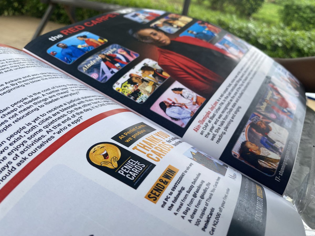 penielcards's tweet photo. We got featured on @_Stunningmag 

Ensure you grab your copy to enable you participate in our SEND &amp; WIN promo😊 https://t.co/1apMimgCEA
