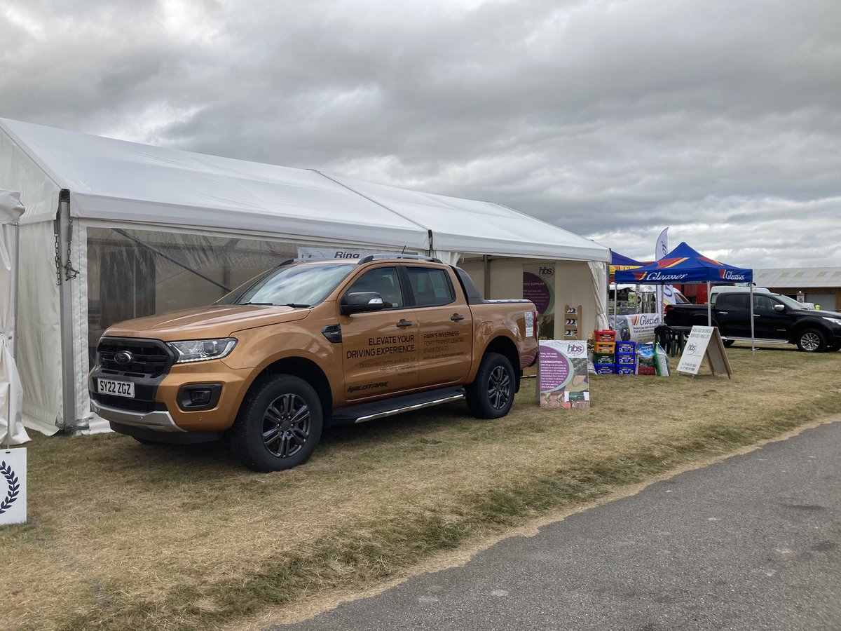 That’s us set up for the Black Isle show 2022. #BlackIsleShow #farming