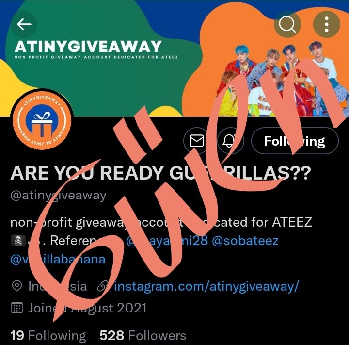 gwenateez's tweet photo. @atinygiveaway @inatinycomeback ALL DONE AND HERE IS THE THREAD OF THE PROOF
Lemme tag my luv @smilewoosan
@gomjiteez @elite9793
#INATINYGIVEAWAY #ATEEZ #ATZWORLDMOVEMENT #GA09JANJI https://t.co/V4Au6Mc7Fr