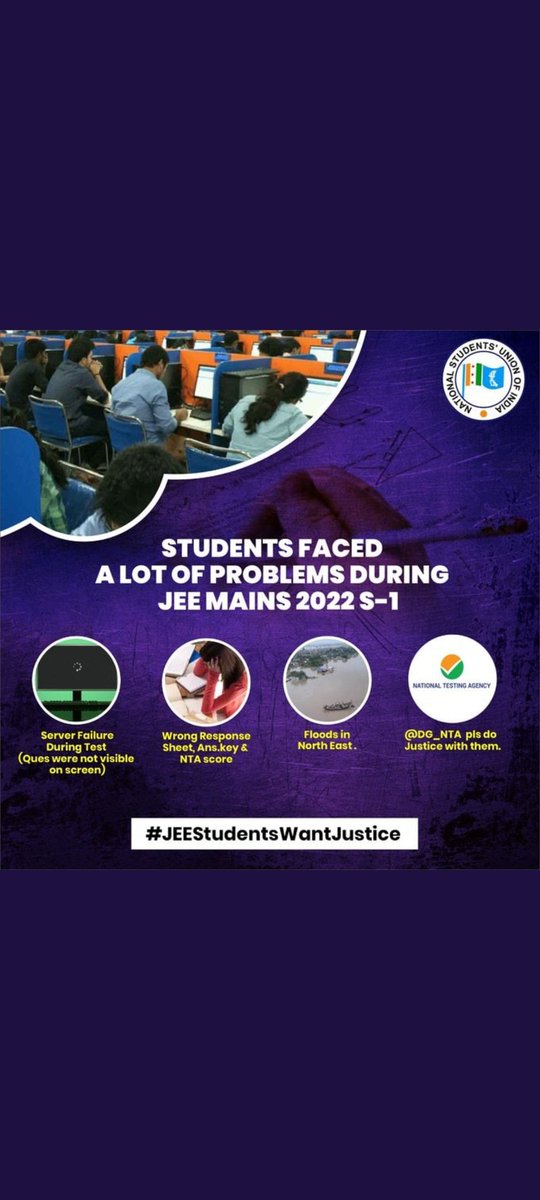 SharifL99464191's tweet photo. #JEEMainsThirdAttemptForAll 
@namokaul @ashwani_iitr @vinnyiitr @twitCareerHelp @wewonacademy @mohittyagi @RamRoopsharma07 @vedantu_learn @unacademy @MauryaSaurabh3 @EduNitiByMG @DG_NTA @EduMinOfIndia Sir Please Jee Main 2022 Aspirants Need Your help For 3rd attempt 🙏 https://t.co/QqiPZeC0SD