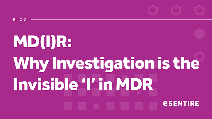 There is more to an effective #MDR provider than the speed of threat response.

In our latest blog, we dive into why threat investigations play a crucial role in providing full response so that your organization isn't left with loose ends.

Read the blog: bit.ly/3Shk6oV