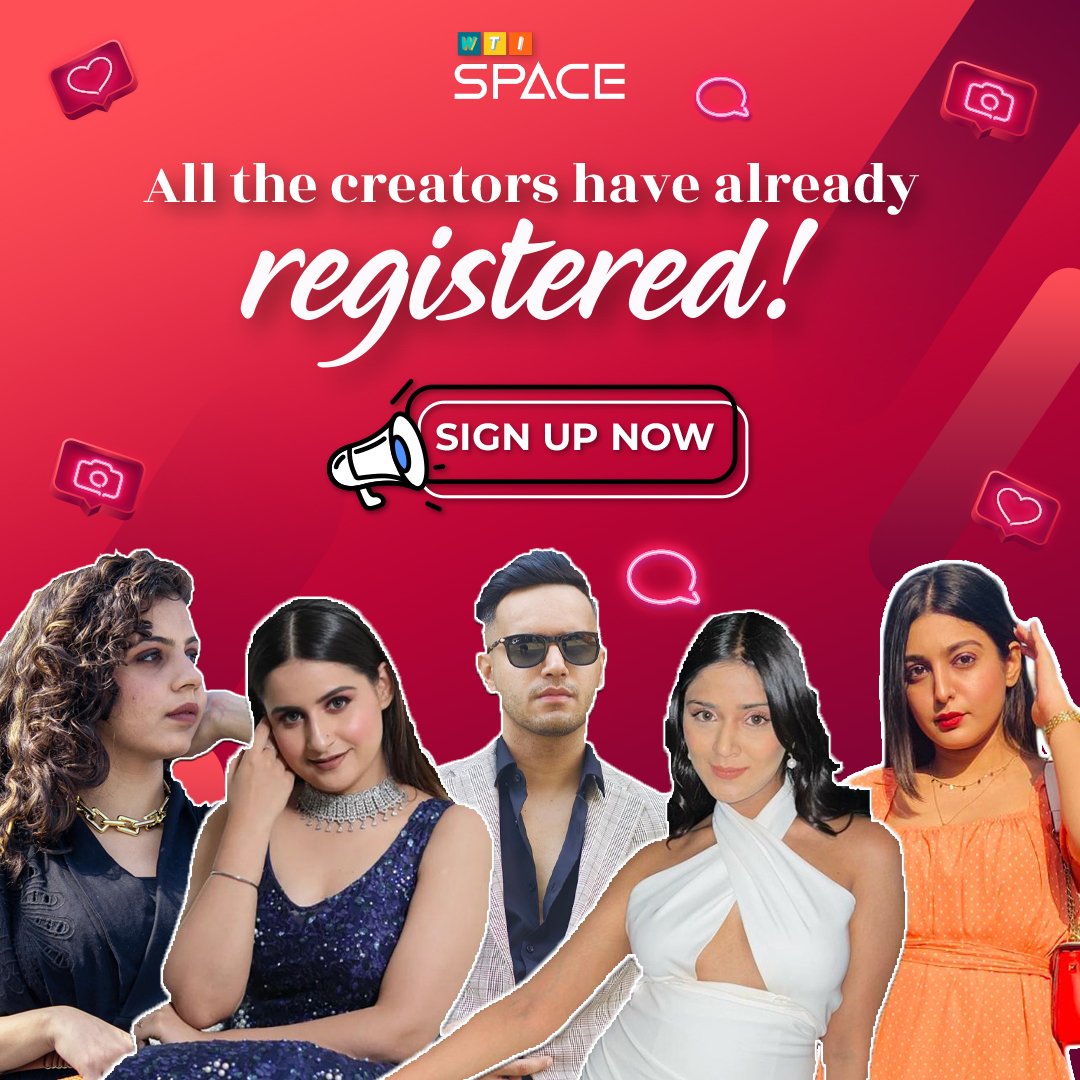 WtiSpace's tweet photo. The clock is ticking ⏰ tick.. tick.. tick.. 

Register yourself right away! 

. 
. 

#contentcreation #contentcreator #creatorplatform #contentcreators #influencermarketingagency #influencermarketingplatform #influencerplatform #influencerdigital  #digitalinfluencers https://t.co/UNRWk7TT84
