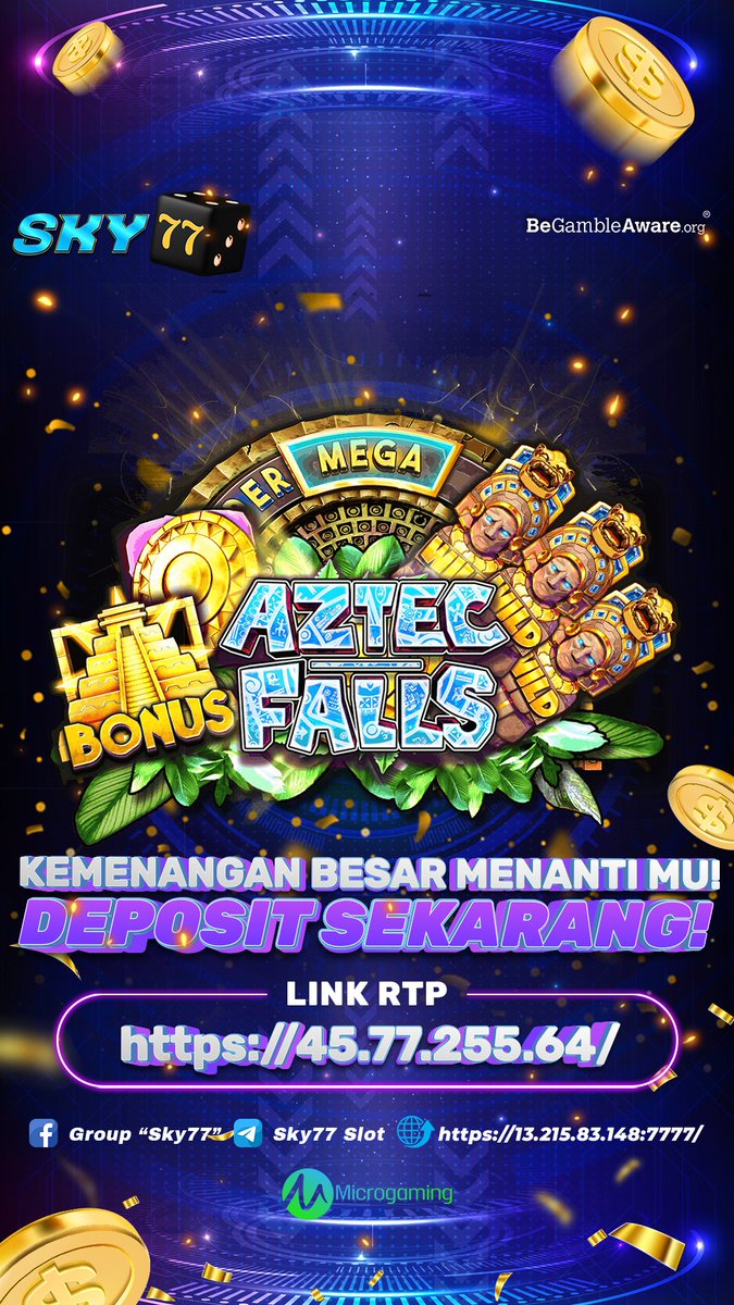 Sky77Official's tweet photo. ' AZTEC FALLS '

Sedang Dalam Jam Jackpot Nih Bossku , Modal Receh Bisa Dapat Jutaaan Rupiah!!

Segera Mainkan hanya di SKY77
Link ➝ https://t.co/guA0xJoBrY &amp; https://t.co/p6hQdpZvWj

#sky77 #sky77slot #slotgames #slotindonesia #pragmaticplay #gameonline #winner #casinoonline https://t.co/1oB7aIFnvg