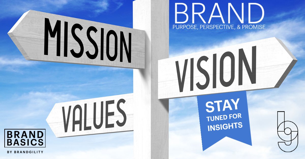 Brandgility's tweet photo. What is your brand's purpose, perspective, and promise? How well have you defined your mission, vision, and values? It's time to start digging deep in our #BrandBasics series. Stay tuned!
#BrandPurpose #BrandPerspective #BrandPromise https://t.co/HjdCJIpH6I